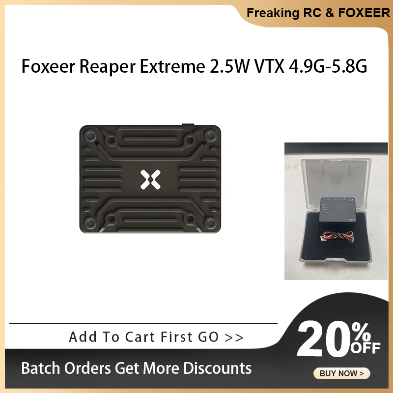 Foxeer 4.9G~6G Reaper Extreme  - Foxeer Reaper Extreme 2.5W Vtx recension och pris