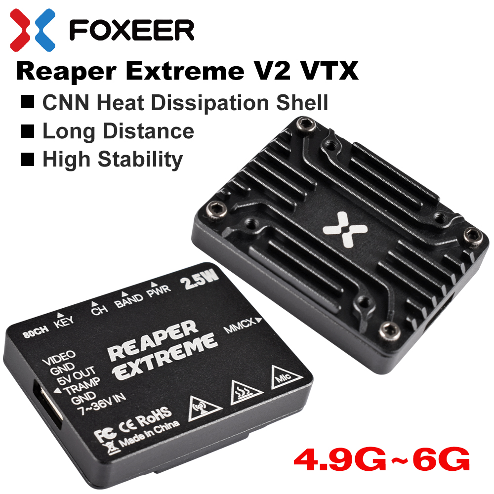(super discount) Foxeer 4.9-6G - Foxeer Reaper Extreme 2.5W Vtx recension och pris