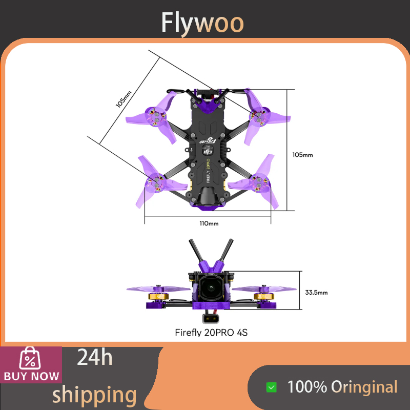 Flywoo Firefly 20PRO & 25 Mini - Skyzone Sky04O Pro Fpv Goggles recension och pris